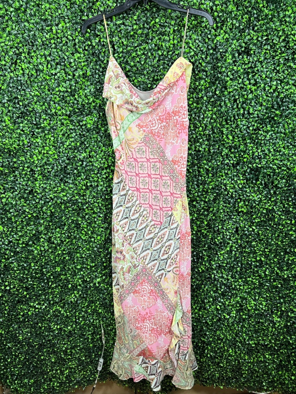 ZARA | Patchwork Printed Slip Dress - Picture 5 of 12